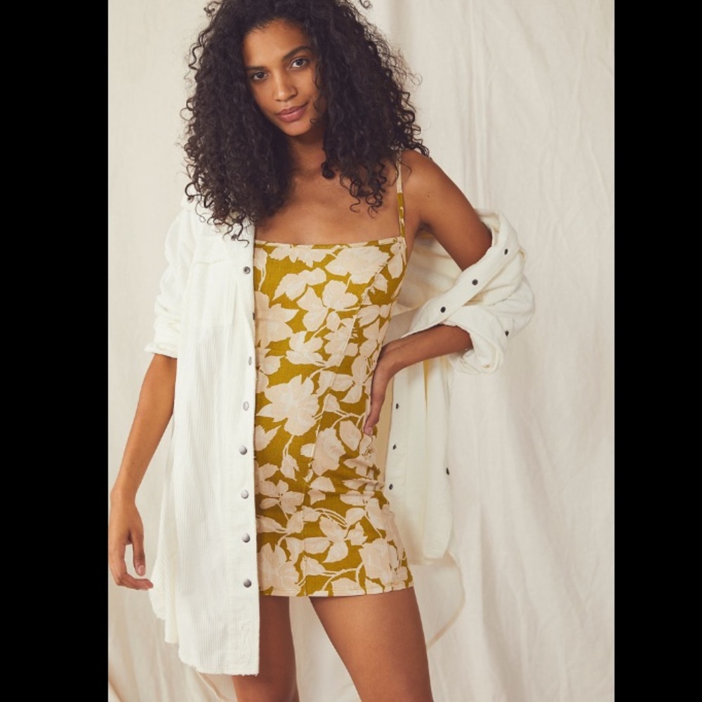 Free People Bring It Back Mini Slip Dress